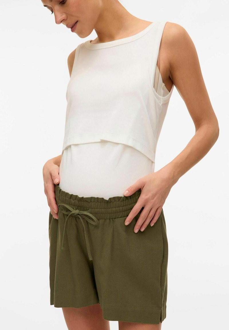 Vero Moda UMSTANDS - Shorts - khaki