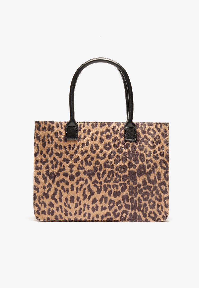 Even&Odd ANIMAL PRINT - Käsilaukku - brown