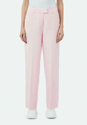 WIDE LEG HOSE - Trousers - zartrosa