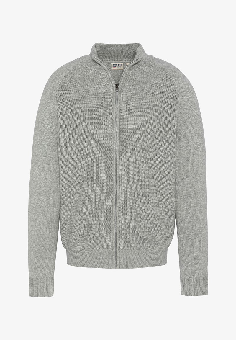 Schott Gilet - gris chiné