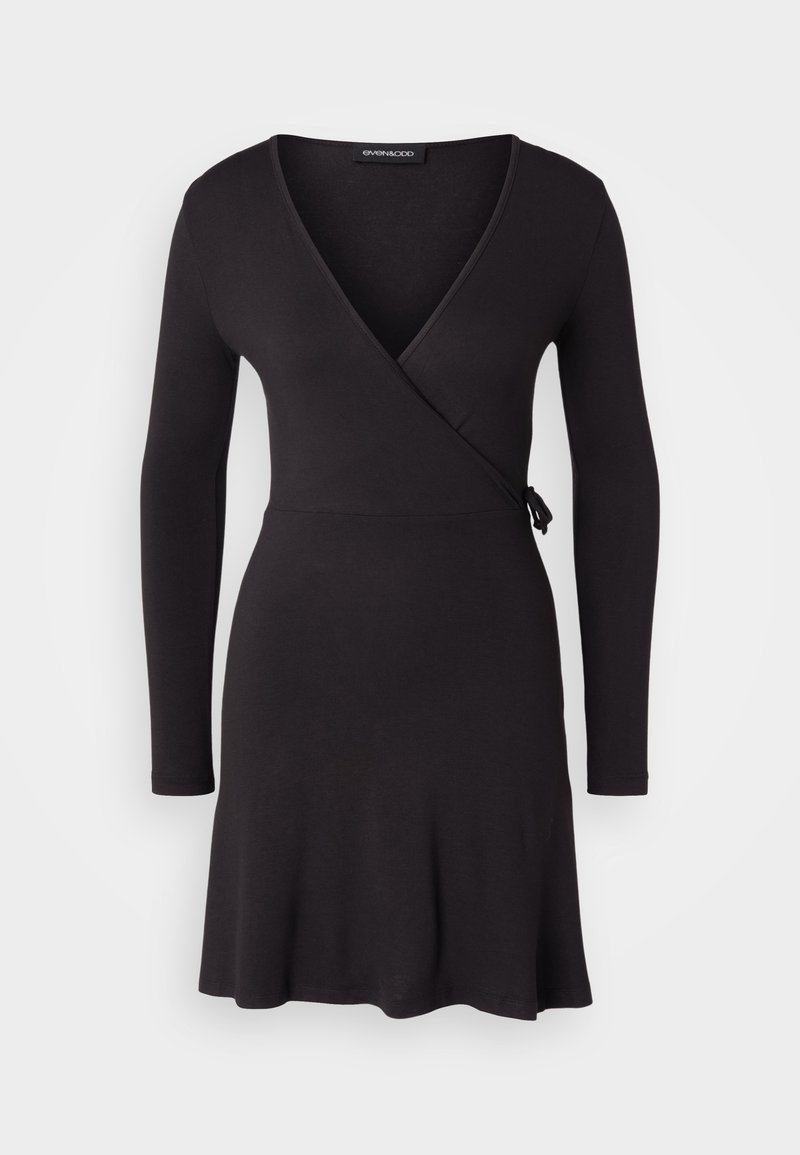 Even&Odd Petite Jerseyjurk zwart
