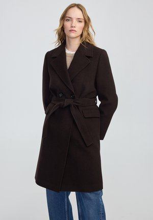 DOUBLE-BREASTED  - Cappotto classico - brown