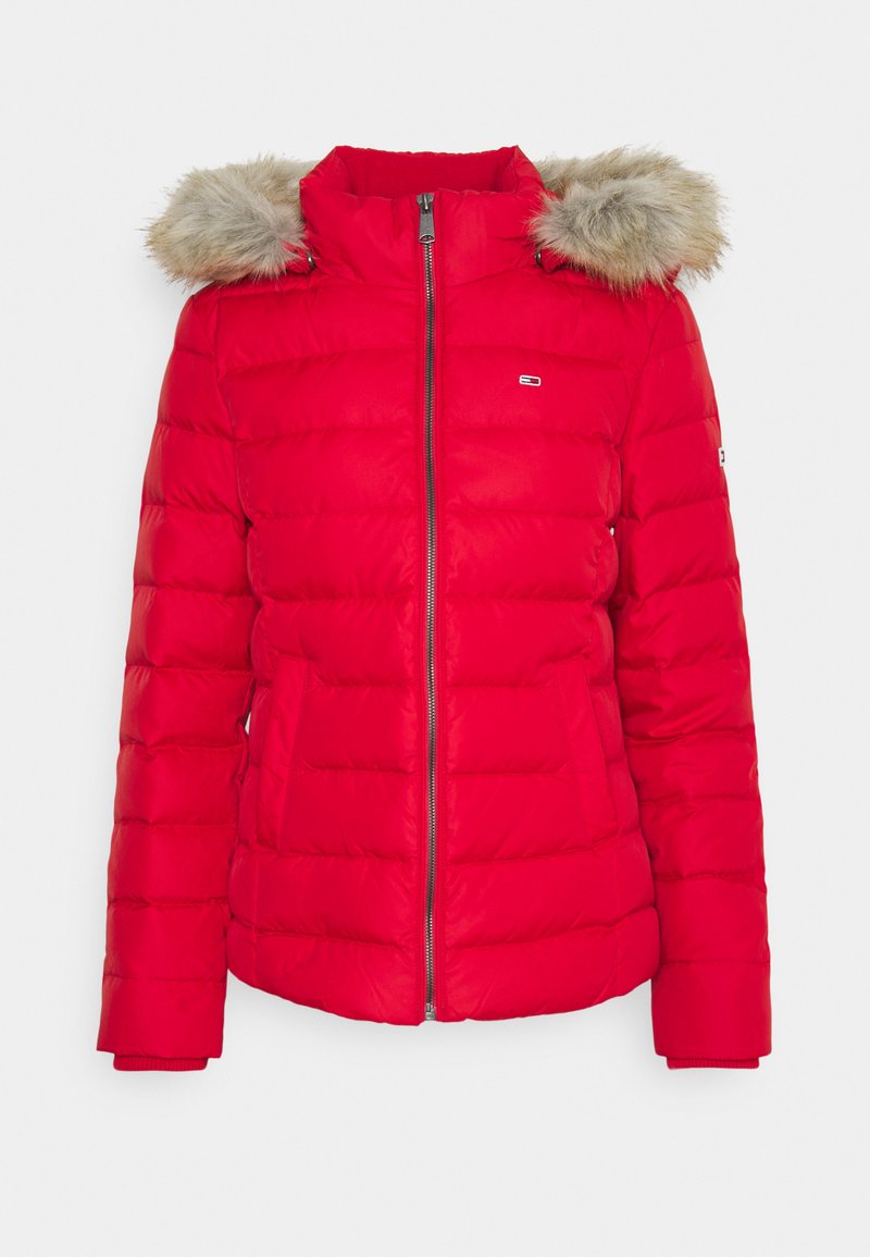 Tommy Jeans Gewatteerde jas rood Tommy Jeans Gewatteerde jas rood