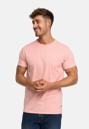 INDICODE JEANS KLOGE - Basic T-shirt - coral cloud