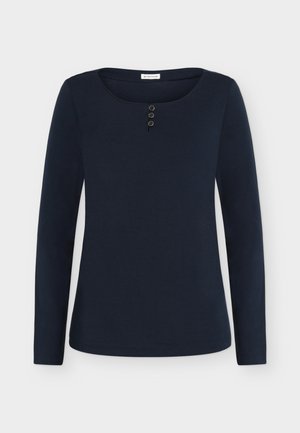 TOM TAILOR, Langærmet T-shirt - sky captain blue