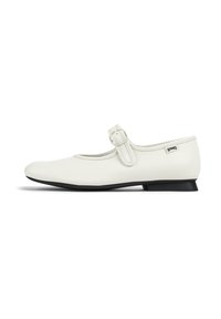 CASI MYRA - Ankle strap ballet pumps - weiß natural