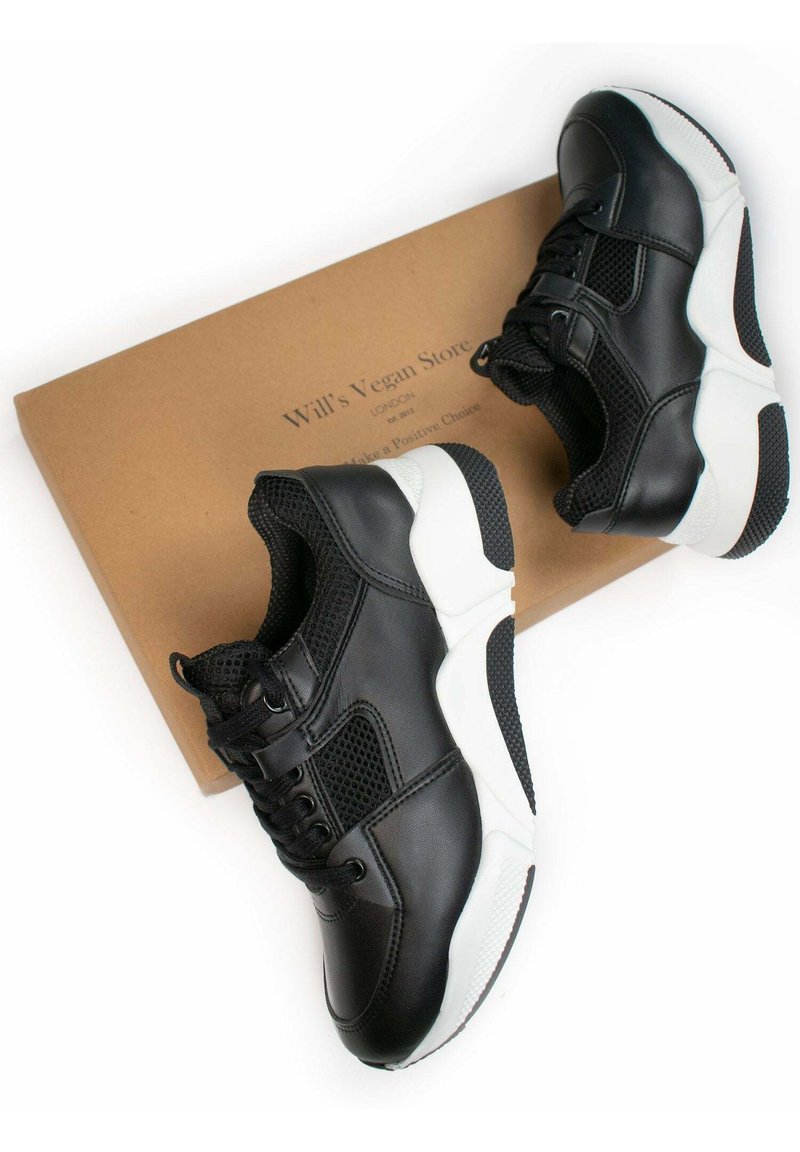 Damen Sneaker low | Will's Vegan Store CHICAGO Sneaker low black/schwarz - GF99571 Damen Sneaker low | Will's Vegan Store CHICAGO Sneaker low black/schwarz - GF99571