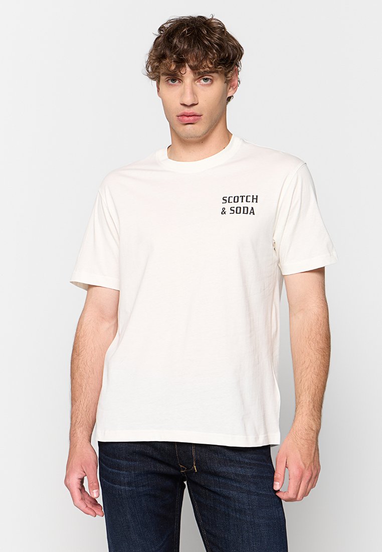 Scotch & Soda T-shirt print wit