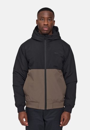 Winterjacke - black/olive/brown