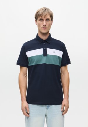 COLORBLOCK POLO - Pólóing - sky captain blue
