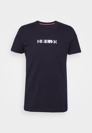 BLOCK TEE - T-shirt con stampa - desert sky