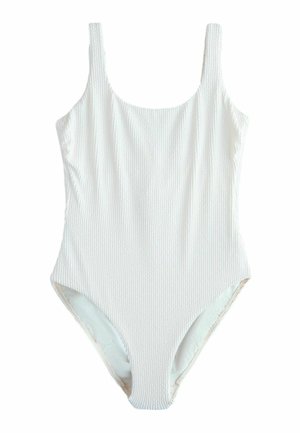 PETITE FIT - BOW BACK TUMMY CONTROL SCOOP - Badeanzug - cream crinkle