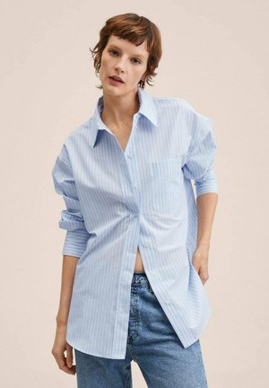 REGU - Button-down blouse - bleu ciel