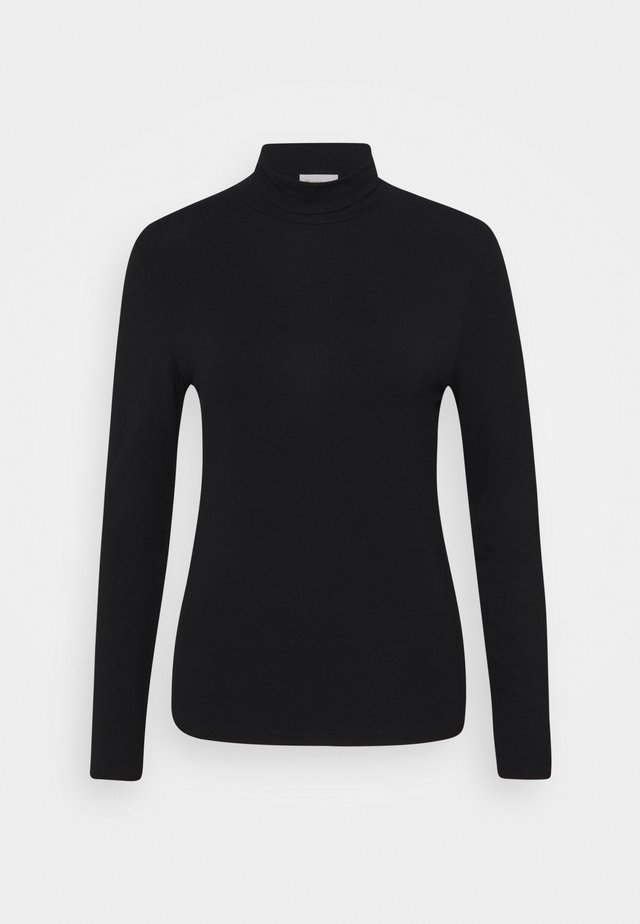 LONGSLEEVE WITH TURTLE NECK - Langærmede T-shirts - black