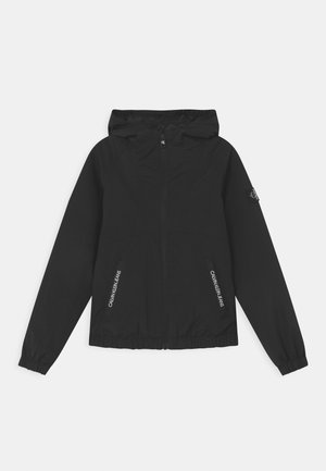 MONOGRAM BADGE - Light jacket - black