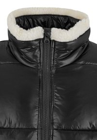 Urban Classics SHINY PUFFER - Veste d'hiver - black whitesand
