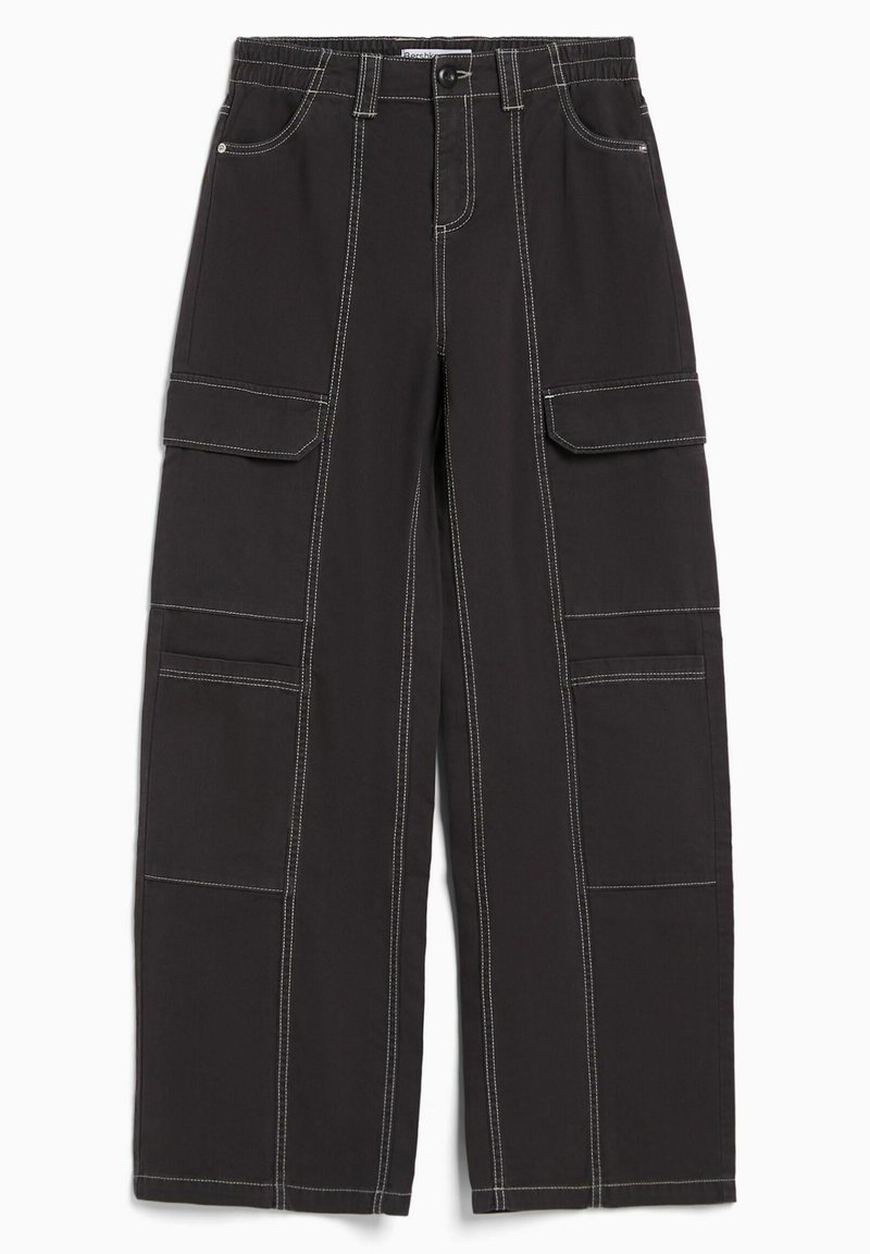 Bershka Cargobroek grijs