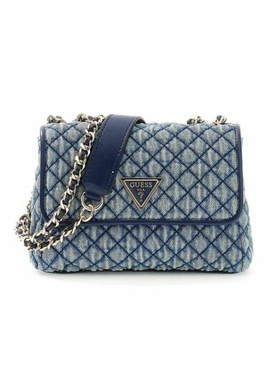 Guess, GIULLY II MINI 2 COMPARTMENT CONVERTIBLE FLAP - Sac bandoulière - denim