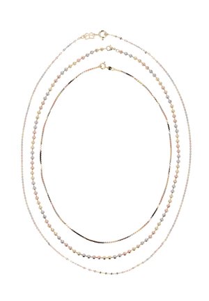 3 PACK SET - Colier - gold rose silver