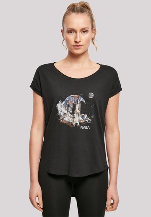 NASA TAKE OFF EARTH MONTAGE - Print T-shirt - schwarz