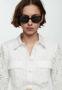 Mango Abito a camicia - white