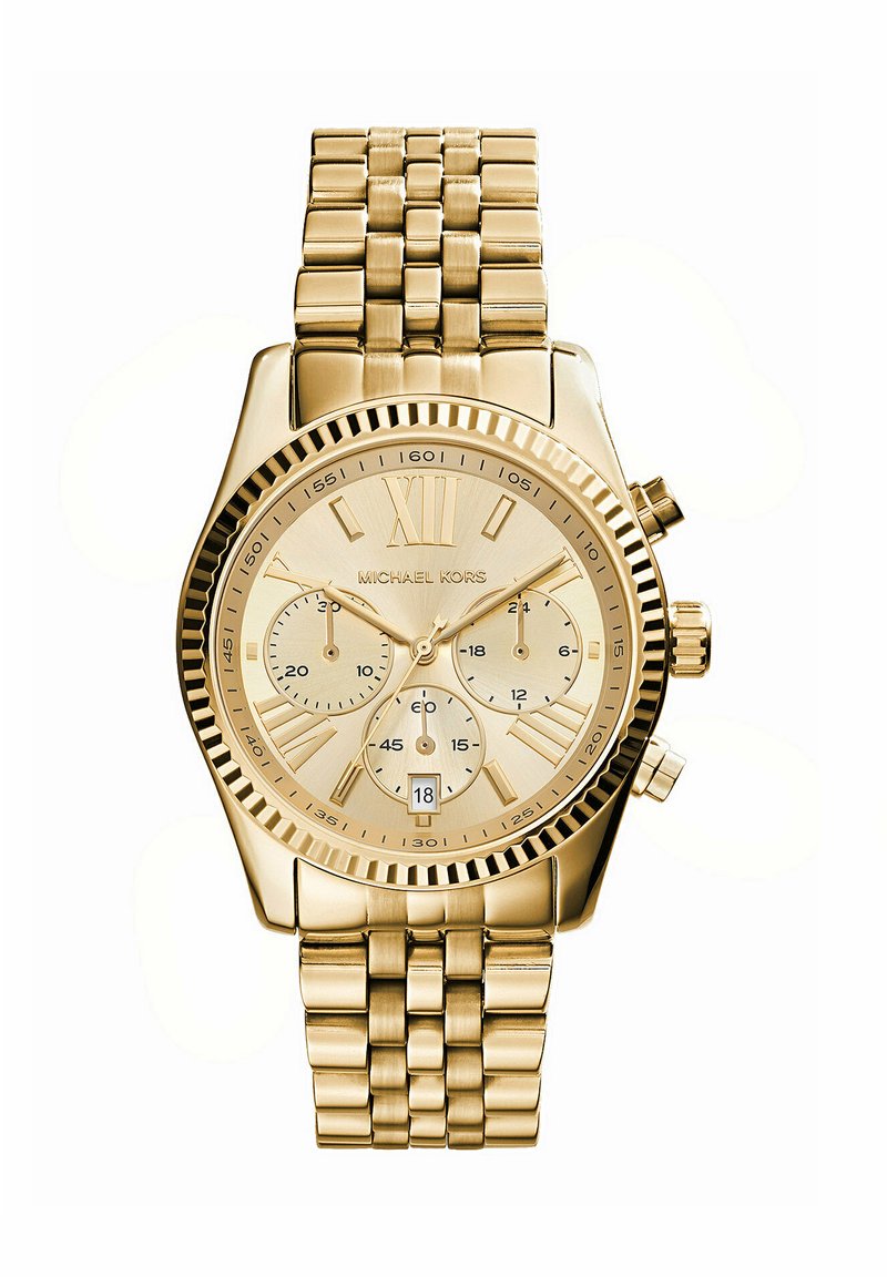 Michael Kors TRADITIONAL LEXINGTON - Montre à aiguilles - gold-coloured ...