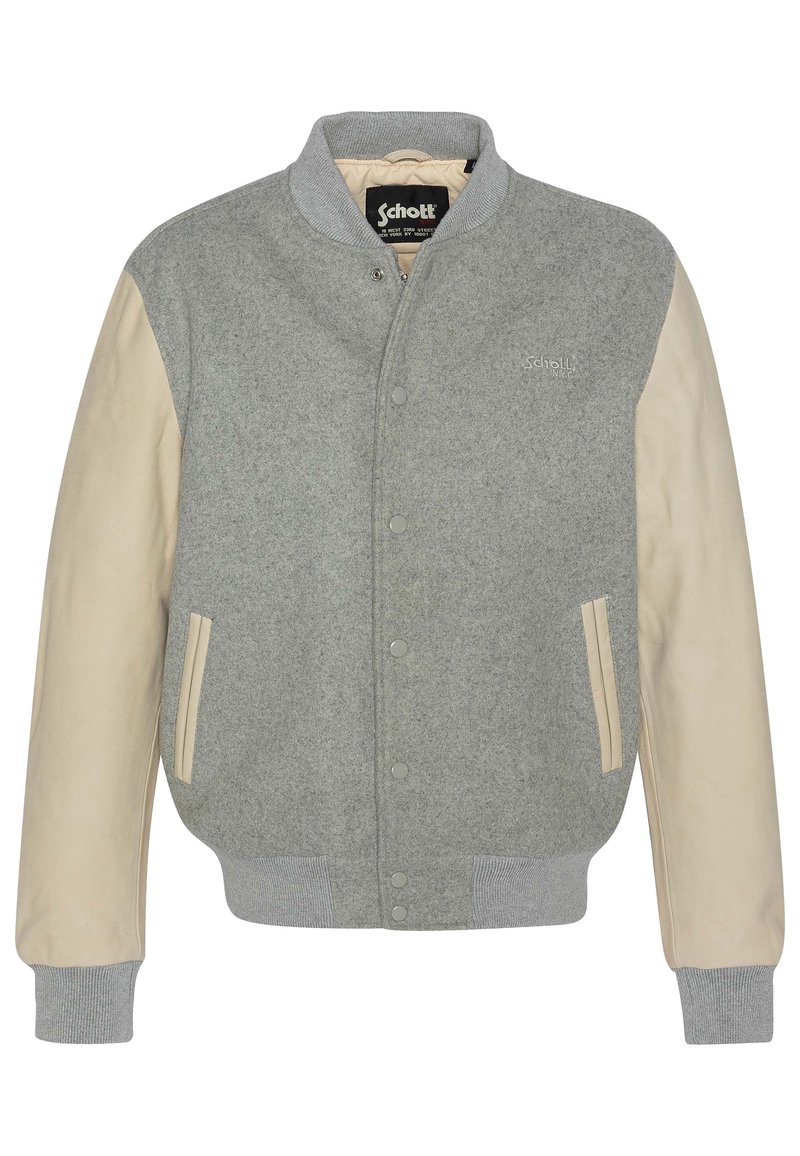 Schott LCUSA COLLEGE - Bomber-jakk - grau