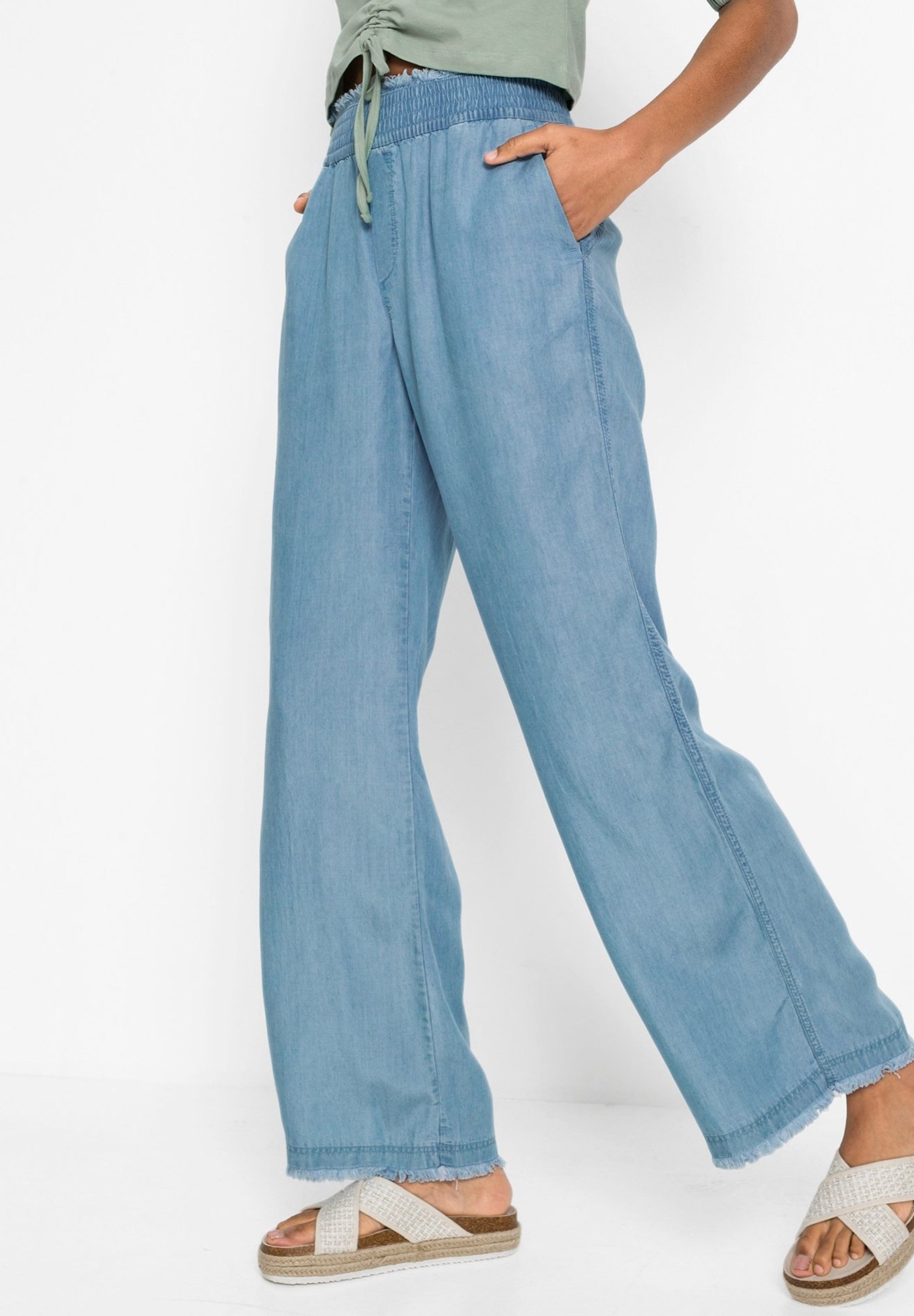 bonprix Jeans baggy - blau/denim délavé - Zalando.it