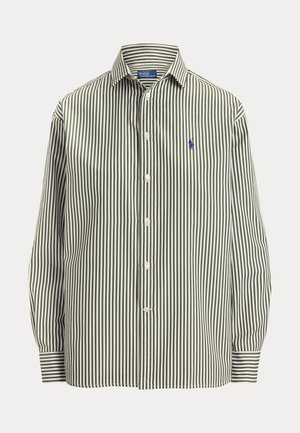 Polo Ralph Lauren, RELAXED FIT STRIPED COTTON SHIRT - Overhemdblouse - classic drab/white