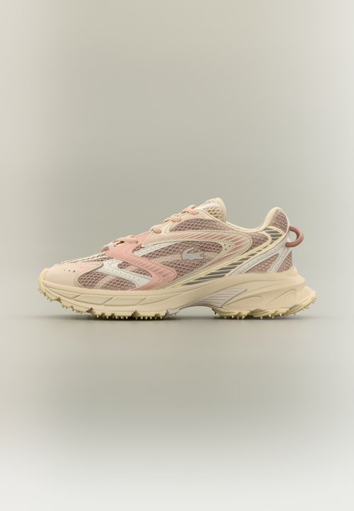 Lacoste NEO SHOT - Sneakers low - off white/light pink