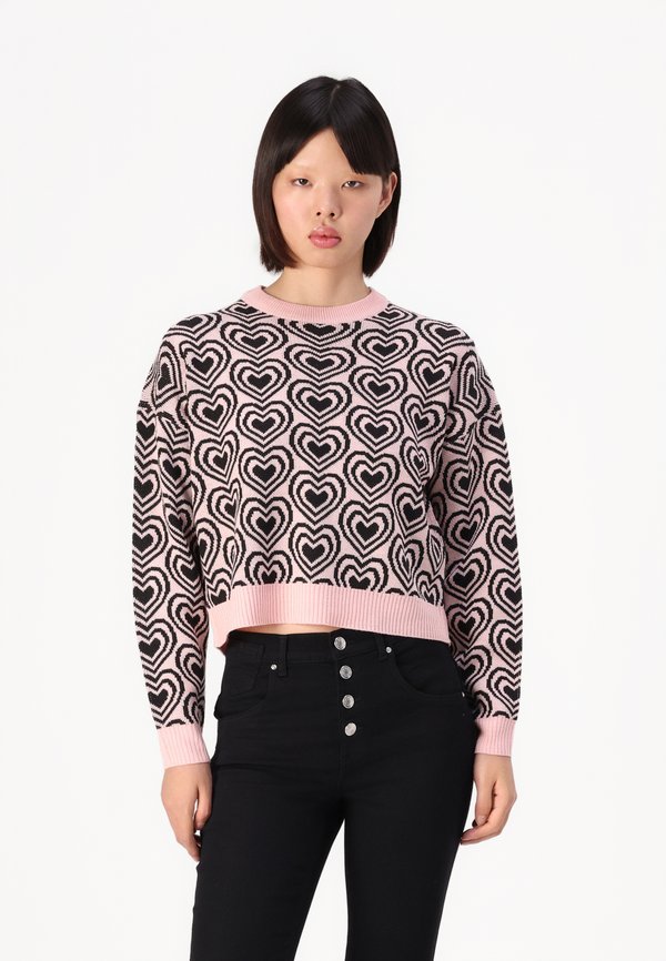 ONLBETTY LS JQ MIX EX KNT - Strickpullover