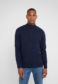 Barbour - TISBURY HALF ZIP - Trui - navy Miniatuurafbeelding 1