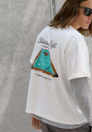 Pepe Jeans, CURTIS TEE - T-Shirt print - off white
