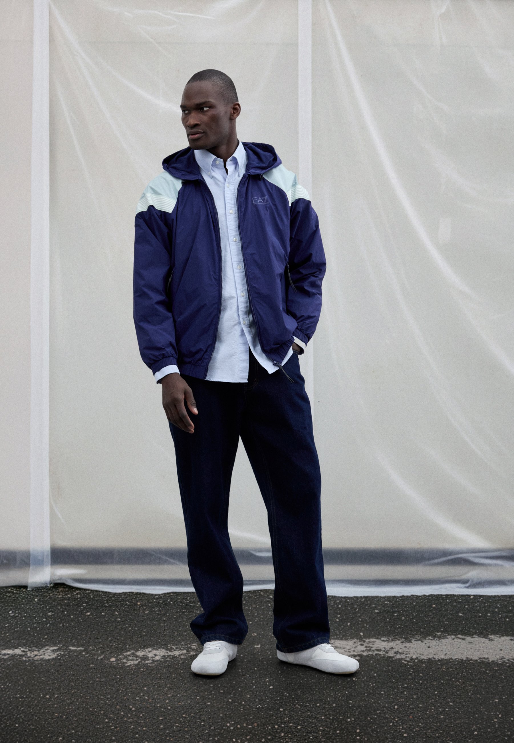 EA7 Emporio Armani Light jacket - medieval blue/dark blue