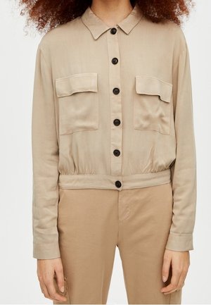 Button-down blouse - sand