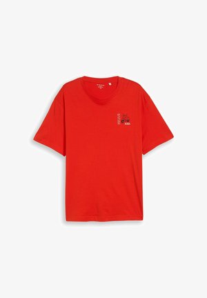 TOM TAILOR, TOM TAILOR T-SHIRT PLUS SIZE - T-SHIRT MIT PRINT - T-Shirt print - orange red