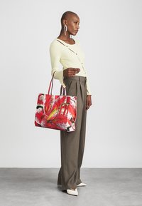 Tory Burch ELLA PRINTED TOTE - Bevásárlótáska - bold pink