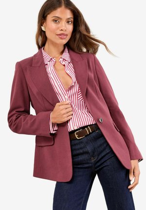 REGULAR FIT SINGLE BREASTED  - Blazer - burgundy red