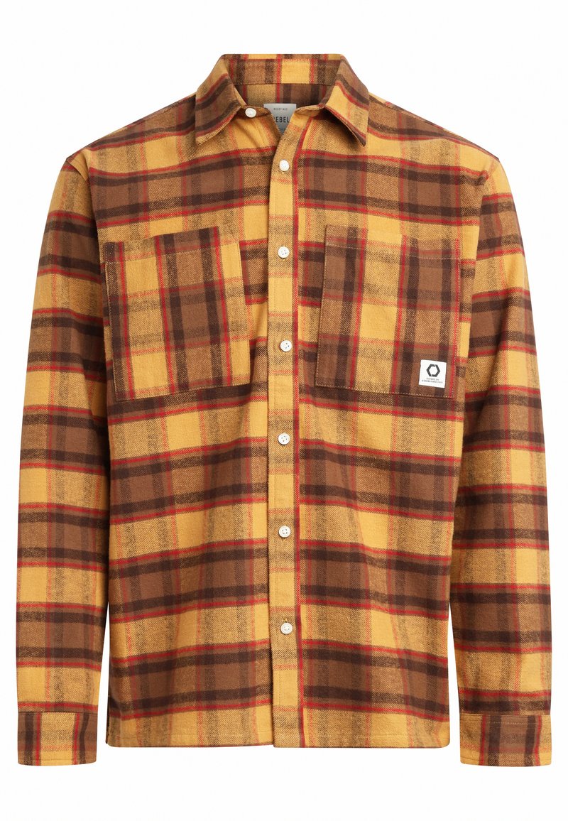 Redefined Rebel Overhemd groen Redefined Rebel Overhemd groen