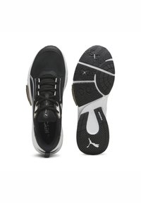 Puma PWRFRAME TR 3 - Hardloopschoenen voor op de weg - black- white-strong gray