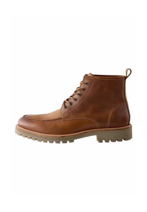 Botines con cordones - tan brown