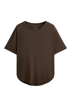 OYSHO, T-shirt basique - mottled light brown