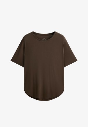 OYSHO, T-shirt basique - mottled light brown