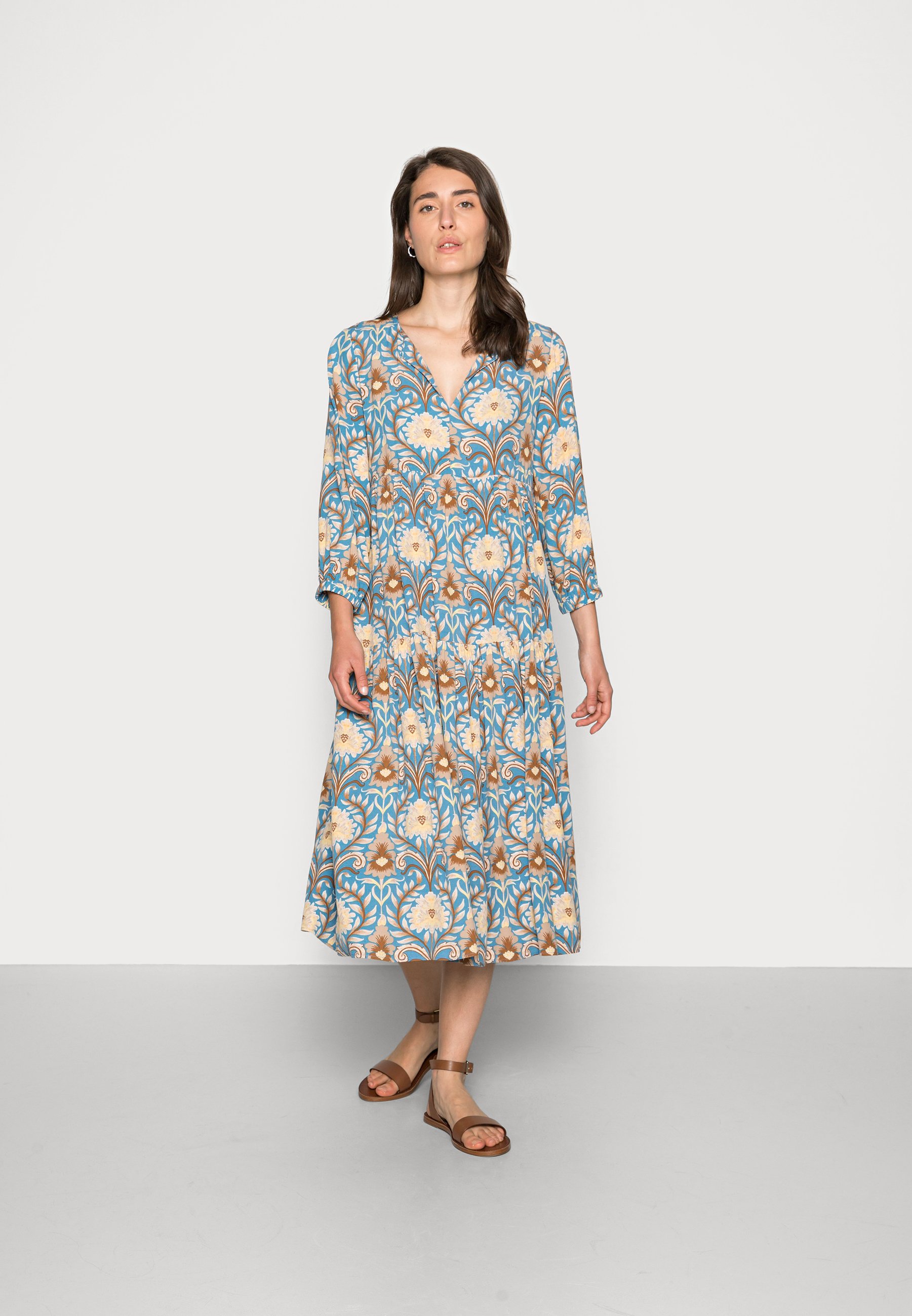 Rich \u0026 Royal MIDI DRESS PRINTED - Freizeitkleid - parisian blue/blau -  Zalando.de