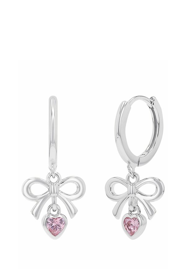 CREOLEN FÜR ZIRKONIA SCHLEIFE – Ohrringe – silberfarben