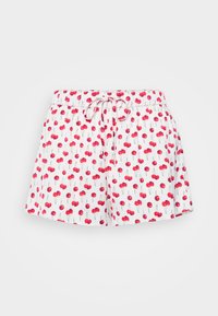 Abercrombie & Fitch Sleep Short - Donji dio pidžame - white/red