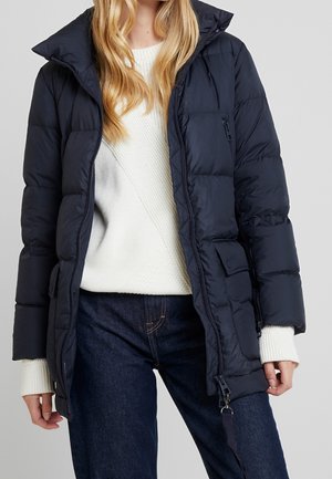 Abrigo de plumas - dark blue