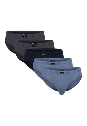 5 PACK - Briefs - blau dunkel melange