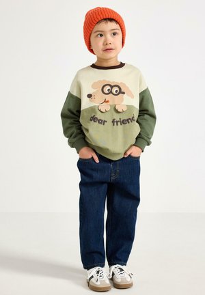 Lindex, LINDEX SWEATSHIRT WITH BRUSHED INSIDE LINDEX - Collegepaita - light dusty green