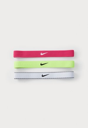 FLEX CLASSIC WIDE HEADBANDS 3 PACK - Autres accessoires - volt/vivid pink/black